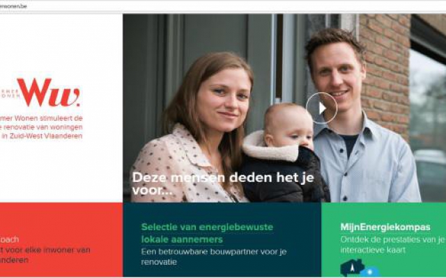 Ecodomo partner van project Warmer Wonen in Zuid-West-Vlaanderen