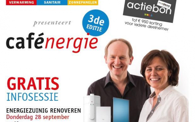 Nieuwe editie van Cafénergie op 28 september! 