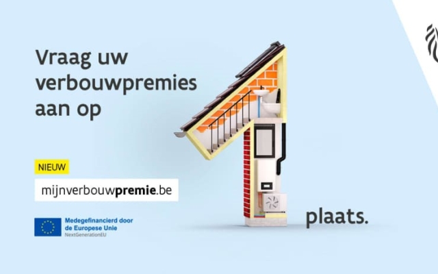 Vraag je verbouwpremie aan via MijnVerbouwPremie.be