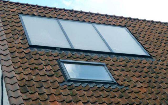 Stasegem - zonnepanelen inbouw  zonneboiler Bulex Helioset 375L